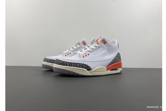Peach Jordan 3 CK9246-121 Georgia Retro CK9246-121  0216